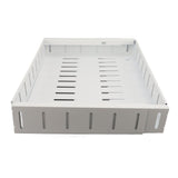 Pull Out Cabinet Organizer Expandable Adhesive Cabinet Slide Out Drawer for Pantry Closet White