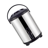 Stainless Steel Milk Tea Bucket Large Capacity Thickened Insulated Beverage Dispenser Barrel with Spigot for Restaurant 10L In Australia - Darrahopens