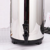 Stainless Steel Milk Tea Bucket Large Capacity Thickened Insulated Beverage Dispenser Barrel with Spigot for Restaurant 10L In Australia - Darrahopens
