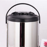 Stainless Steel Milk Tea Bucket Large Capacity Thickened Insulated Beverage Dispenser Barrel with Spigot for Restaurant 10L In Australia - Darrahopens