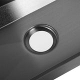 Kitchen Sink with Water Drainage Tray Stainless Steel Small Bar Sink Workstation Basin for Countertop Apartment Black In Australia - Darrahopens
