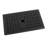 Kitchen Sink with Water Drainage Tray Stainless Steel Small Bar Sink Workstation Basin for Countertop Apartment Black In Australia - Darrahopens
