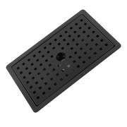 Kitchen Sink with Water Drainage Tray Stainless Steel Small Bar Sink Workstation Basin for Countertop Apartment Black