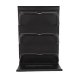 Pot Lid Organizer Rack Black Aluminium Alloy Multifunctional Chopping Board Organizer