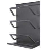 Hanging Pot Lid Rack Aluminum Alloy Secure Structure Space Saving Versatile Wall Cabinet Pot Lid Organizer for Kitchen In Australia - Darrahopens