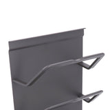 Hanging Pot Lid Rack Aluminum Alloy Secure Structure Space Saving Versatile Wall Cabinet Pot Lid Organizer for Kitchen