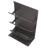 Hanging Pot Lid Rack Aluminum Alloy Secure Structure Space Saving Versatile Wall Cabinet Pot Lid Organizer for Kitchen
