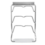 Housewares Hanging Pan Lid Rack 3 Tier Aluminum Alloy Cabinet Pot Lid Holders Organizer for Plates Cookie Sheets