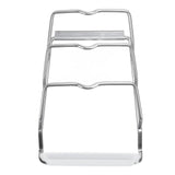 Housewares Hanging Pan Lid Rack 3 Tier Aluminum Alloy Cabinet Pot Lid Holders Organizer for Plates Cookie Sheets