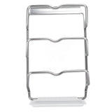 Housewares Hanging Pan Lid Rack 3 Tier Aluminum Alloy Cabinet Pot Lid Holders Organizer for Plates Cookie Sheets