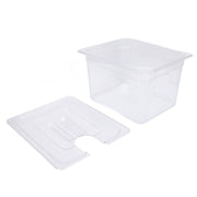 Slow Cooker Container with Lid Plastic 12L Slow Cooking Food Storage Container for Most Slow Cookers