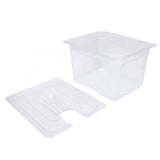 Slow Cooker Container with Lid Plastic 12L Slow Cooking Food Storage Container for Most Slow Cookers