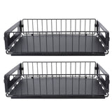 2PCS Pull Out Cabinet Organizer Metal Flexible Multifunctional Pull Out Spice Rack for Under Sink Kithen Short In Australia - Darrahopens