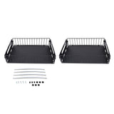 2PCS Pull Out Cabinet Organizer Metal Flexible Multifunctional Pull Out Spice Rack for Under Sink Kithen Short In Australia - Darrahopens
