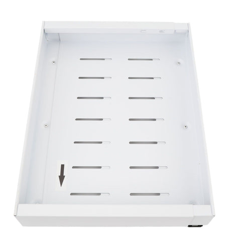 Expandable Pull Out Cabinet Organizer Adhesive Kitchen Carbon Steel Metal Slide Out Drawers White