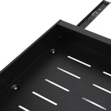 Expandable Pull Out Cabinet Organizer Adhesive Kitchen Carbon Steel Metal Slide Out Drawers Black
