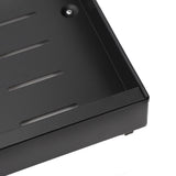 Expandable Pull Out Cabinet Organizer Adhesive Kitchen Carbon Steel Metal Slide Out Drawers Black