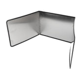 Foldable Stove Splatter Guard Grease Shield Nonstick Cooking Oil Splatter Screen Kitchen Backsplash Protector Stainless Steel 40x40x40cm