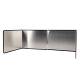4 Sided Oil Splatter Guard Stainless Steel Heat Insulation Splashing Proof Screen for Kitchen Cooking Frying 30x80x40cm / 11.8x31.5x15.7in In Australia - Darrahopens