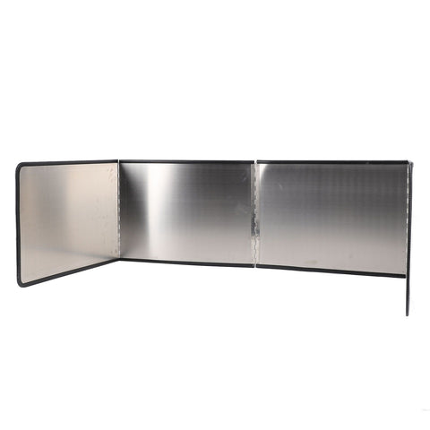 4 Sided Oil Splatter Guard Stainless Steel Heat Insulation Splashing Proof Screen for Kitchen Cooking Frying 30x80x40cm / 11.8x31.5x15.7in In Australia - Darrahopens