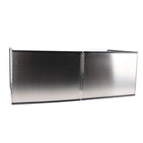 4 Sided Oil Splatter Guard Stainless Steel Heat Insulation Splashing Proof Screen for Kitchen Cooking Frying 30x80x40cm / 11.8x31.5x15.7in