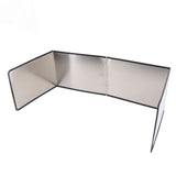 4 Sided Oil Splatter Guard Stainless Steel Heat Insulation Splashing Proof Screen for Kitchen Cooking Frying 30x80x40cm / 11.8x31.5x15.7in