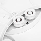 Dining Table Turntable Reusable Tabletop Slide Rail Manual Rotating Tray Round Serving Plate for Kitchen Countertop