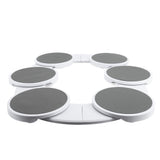 Rotating Food Trays with Tracks Portable Meal Tray Turntable Organizer for Dining Table Gathering Party