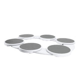 Rotating Food Trays with Tracks Portable Meal Tray Turntable Organizer for Dining Table Gathering Party