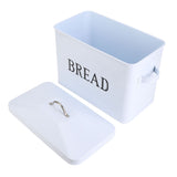 Metal Bread Box with Handle Multifunction Excellent Sealed Iron Retro Bread Storage Container For Kitchen Countertop