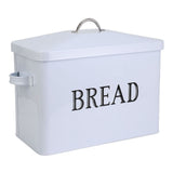 Metal Bread Box with Handle Multifunction Excellent Sealed Iron Retro Bread Storage Container For Kitchen Countertop