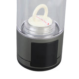 Hydrogen Water Bottle 400ml 2 Modes Type C 5V Sealed Portable Hydrogen Water Ionizer Machine for Daily Use Gray