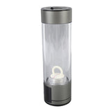 Hydrogen Water Bottle 400ml 2 Modes Type C 5V Sealed Portable Hydrogen Water Ionizer Machine for Daily Use Gray