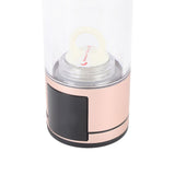 Hydrogen Water Bottle 400ml 2 Modes Type C 5V Sealed Portable Hydrogen Water Ionizer Machine for Daily Use Gold