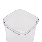 Cereal Storage Container Reusable Plastic Transparent Multipurpose Sealed Grain Can for Cereal Grains 6 Packs 2000ml X 1+1300ml X 2+600ml X 3