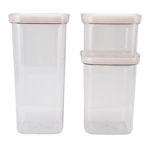 Cereal Storage Container Reusable Plastic Transparent Multipurpose Sealed Grain Can for Cereal Grains 8 Packs 2000ml X 1+1300ml X 2+600ml X 5 In Australia - Darrahopens