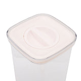 Cereal Storage Container Reusable Plastic Transparent Multipurpose Sealed Grain Can for Cereal Grains 8 Packs 2000ml X 1+1300ml X 2+600ml X 5