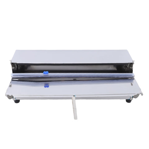 Manual Food Wrap Film Dispenser 304 Stainless Steel Stretch Film Packing Wrapper Machine for Home Kitchen Meal Preparation In Australia - Darrahopens