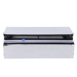 Manual Food Wrap Film Dispenser 304 Stainless Steel Stretch Film Packing Wrapper Machine for Home Kitchen Meal Preparation