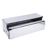 Manual Food Wrap Film Dispenser 304 Stainless Steel Stretch Film Packing Wrapper Machine for Home Kitchen Meal Preparation