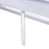 Manual Food Wrap Film Dispenser 304 Stainless Steel Stretch Film Packing Wrapper Machine for Home Kitchen Meal Preparation