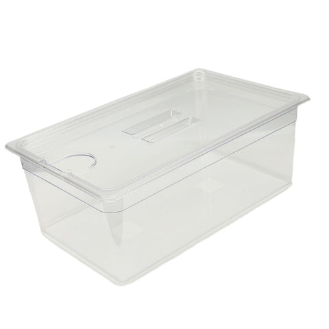 25L Slow Cooker Container with Lid Food Storage Case Multipurpose PP Transparent Clear Bin In Australia - Darrahopens