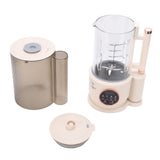 1.5L Nut Milk Maker with 12 Stainless Steel Blades Delay Start Boil Keep Warm Auto Clean Soy Milk Blender for Soy Almond Oat Rice Smoothie Juices Baby Food US Plug 110V