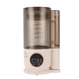 1.5L Nut Milk Maker with 12 Stainless Steel Blades Delay Start Boil Keep Warm Auto Clean Soy Milk Blender for Soy Almond Oat Rice Smoothie Juices Baby Food US Plug 110V