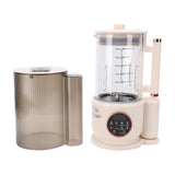 1.5L Nut Milk Maker with 12 Stainless Steel Blades Delay Start Boil Keep Warm Auto Clean Soy Milk Blender for Soy Almond Oat Rice Smoothie Juices Baby Food EU Plug 220V
