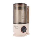 1.5L Nut Milk Maker with 12 Stainless Steel Blades Delay Start Boil Keep Warm Auto Clean Soy Milk Blender for Soy Almond Oat Rice Smoothie Juices Baby Food EU Plug 220V