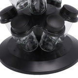 Revolving Countertop Seasoning Bottle Rack Organizer Kitchen Rotating Seasoning Jar Rack Condiment Holder Shelf
