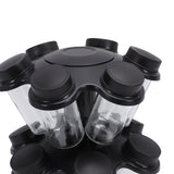 Revolving Countertop Seasoning Bottle Rack Organizer Kitchen Rotating Seasoning Jar Rack Condiment Holder Shelf