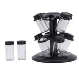 Revolving Countertop Seasoning Bottle Rack Organizer Kitchen Rotating Seasoning Jar Rack Condiment Holder Shelf