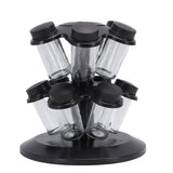Revolving Countertop Seasoning Bottle Rack Organizer Kitchen Rotating Seasoning Jar Rack Condiment Holder Shelf